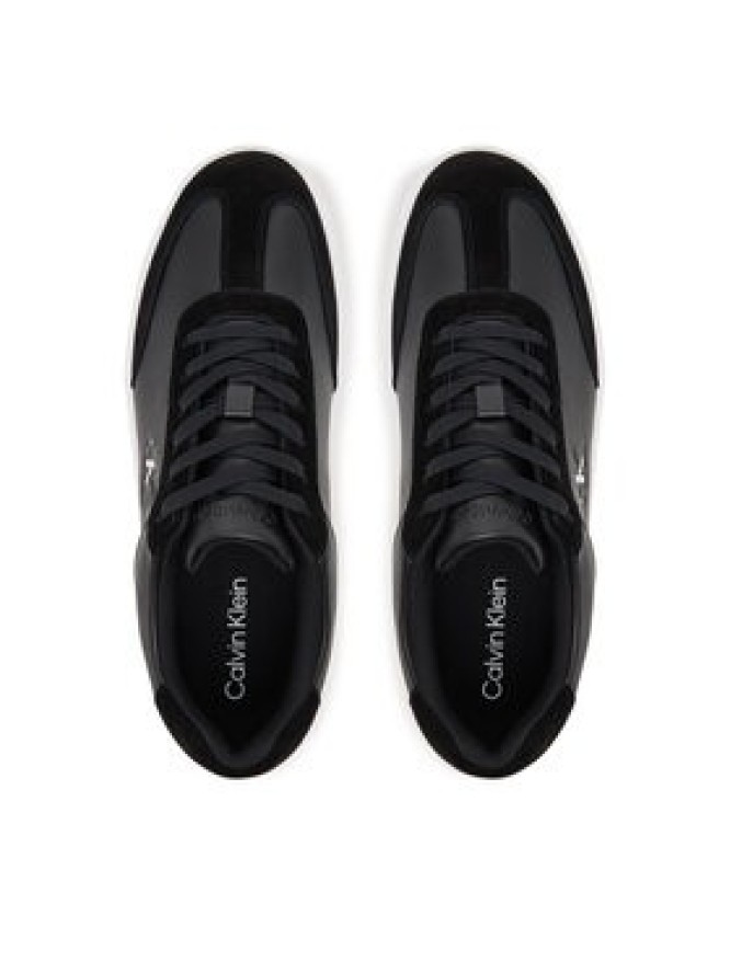 Calvin Klein Sneakersy Classic Cupsole Laceup Wt Mix YM0YM01429 Czarny