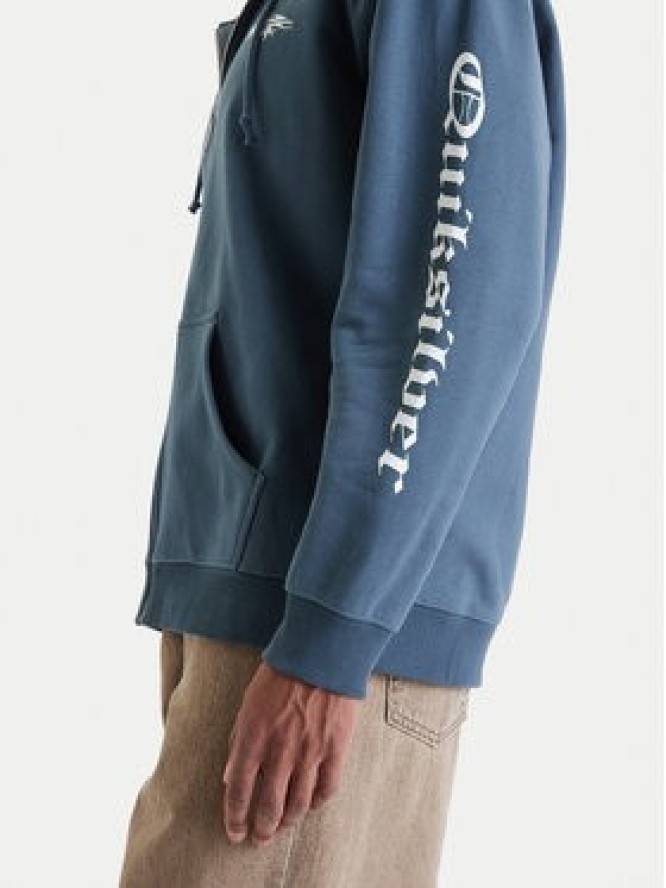 Quiksilver Bluza Old English EQYFT05156 Niebieski Oversize