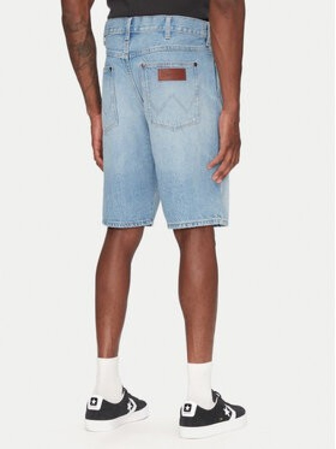 Wrangler Szorty jeansowe Frontier 112362492 Niebieski Relaxed Fit