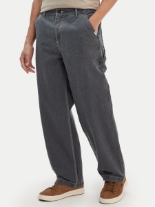 Quiksilver Jeansy Mercury Straight Out EQYNP03325 Szary Wide Leg