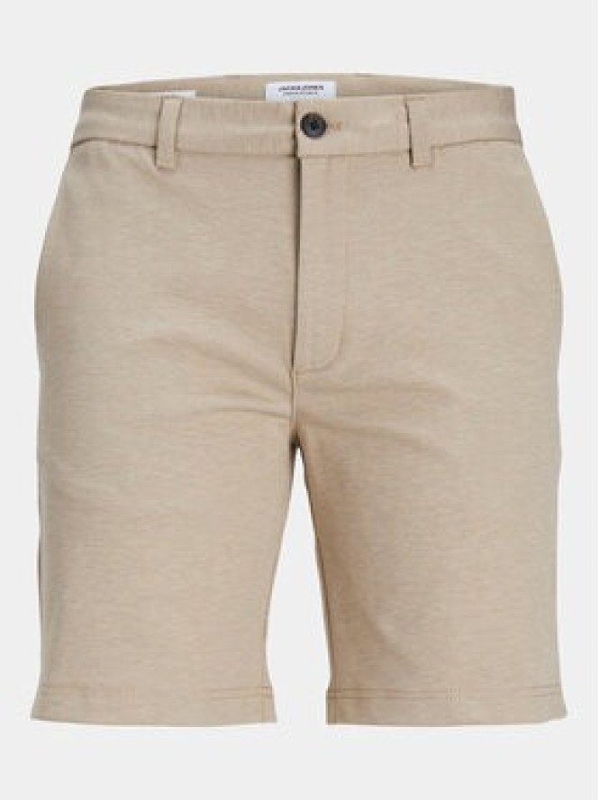 Jack & Jones Szorty materiałowe Jpstmarco 12249321 Beżowy Slim Fit