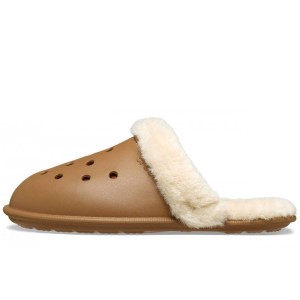 Kapcie Crocs CLASSIC FUZZ SCUFF SLIPPER 212143-2EY