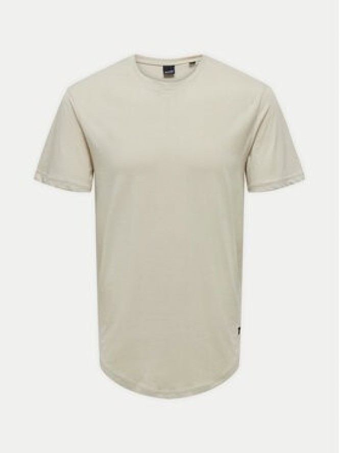 Only & Sons T-Shirt Matt 22002973 Beżowy Regular Fit