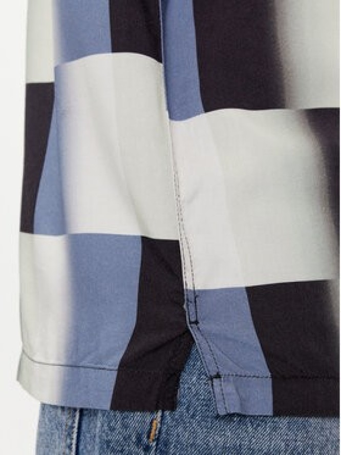 Vans Koszula Emory Ss Woven VN000G7E Niebieski Regular Fit