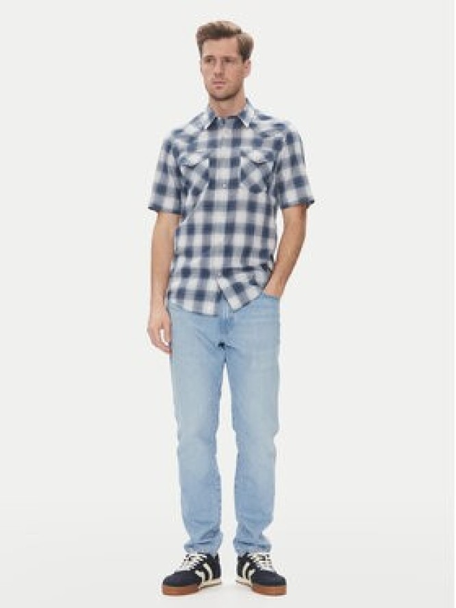 Wrangler Koszula Western 112362381 Niebieski Regular Fit