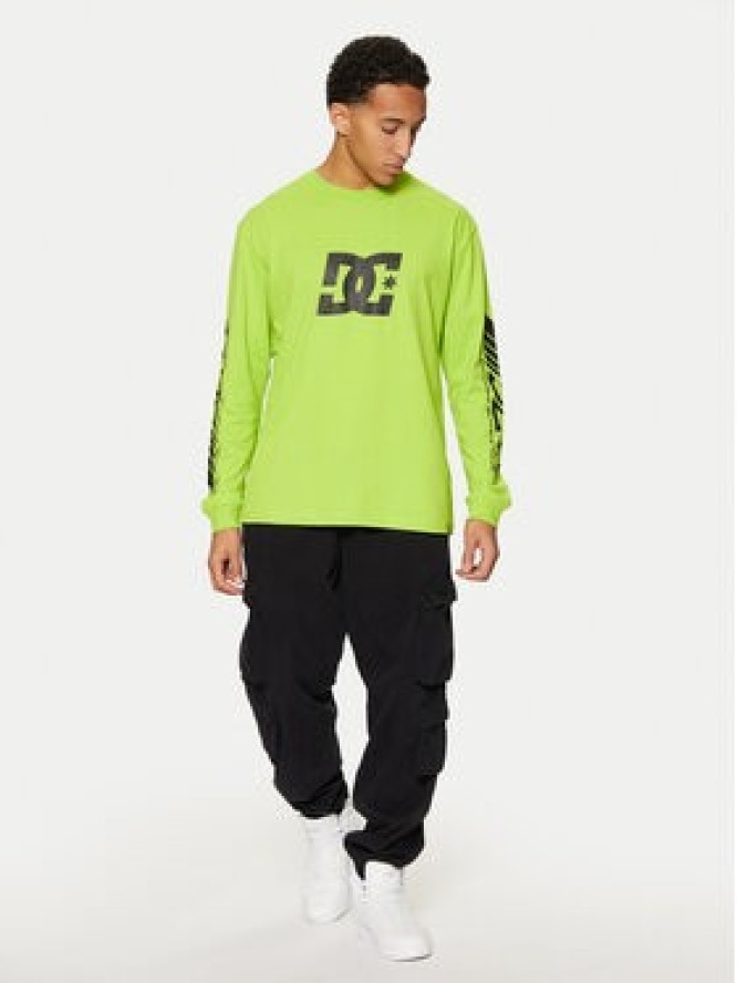 DC Shoes Longsleeve Drivers Club ADYZT05406 Zielony Standard Fit