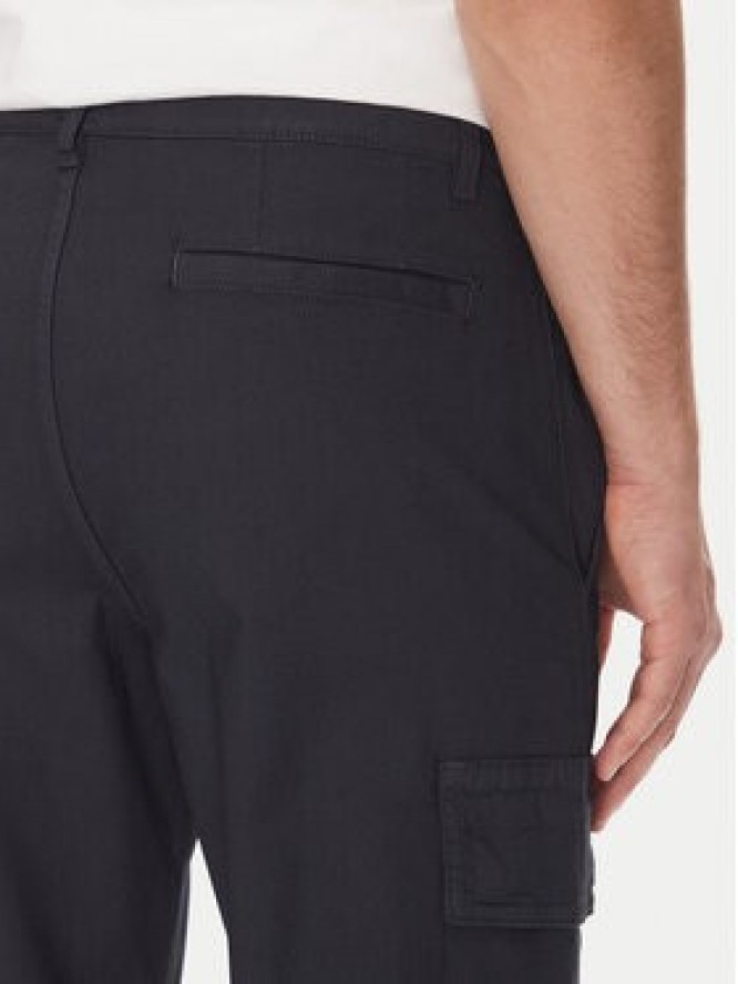 BOSS Spodnie materiałowe 50536882 Granatowy Regular Fit