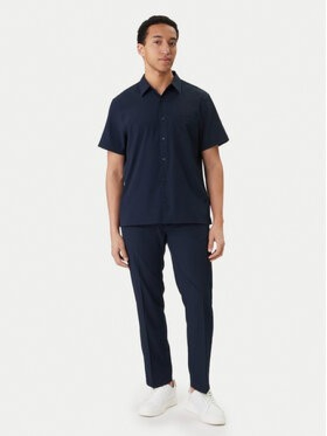 Calvin Klein Koszula LV04LF109G Granatowy Classic Fit