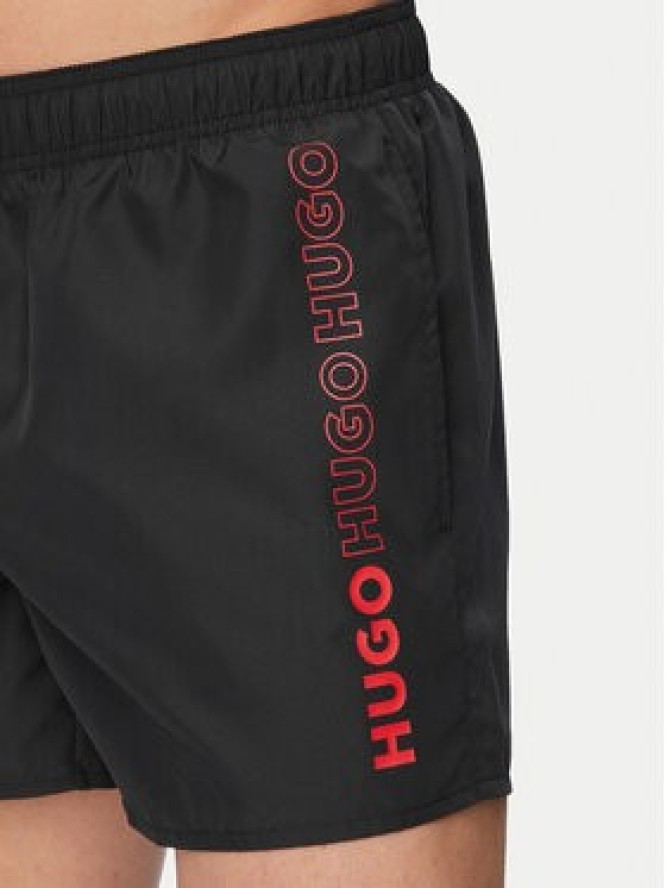 HUGO Szorty kąpielowe Tiki 50561111 Czarny Regular Fit