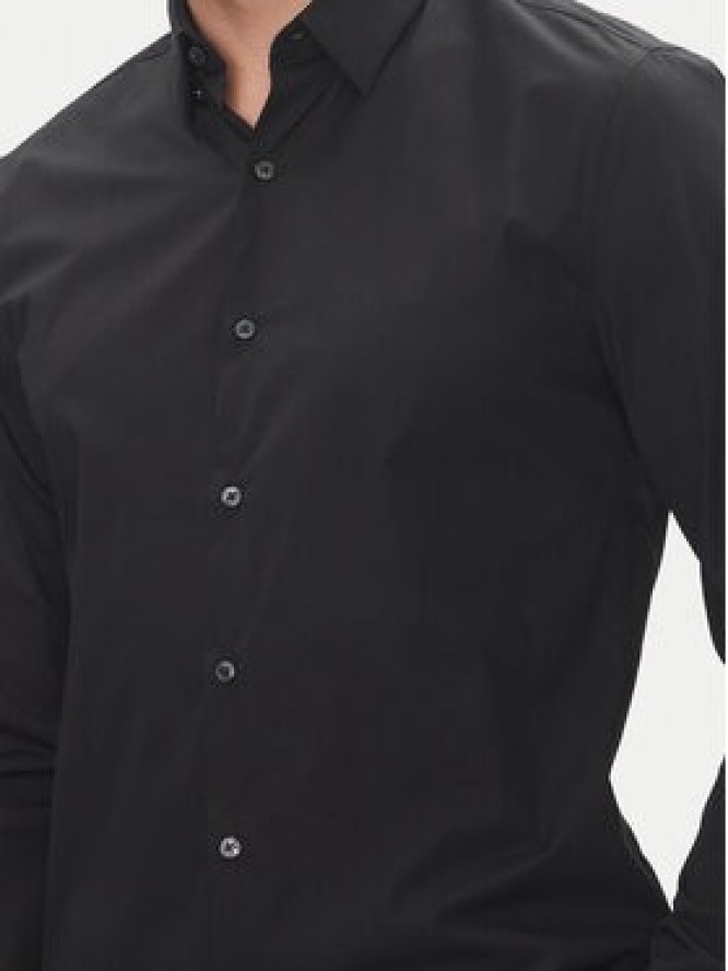 Calvin Klein Koszula Essential LV019EU030 Czarny Slim Fit