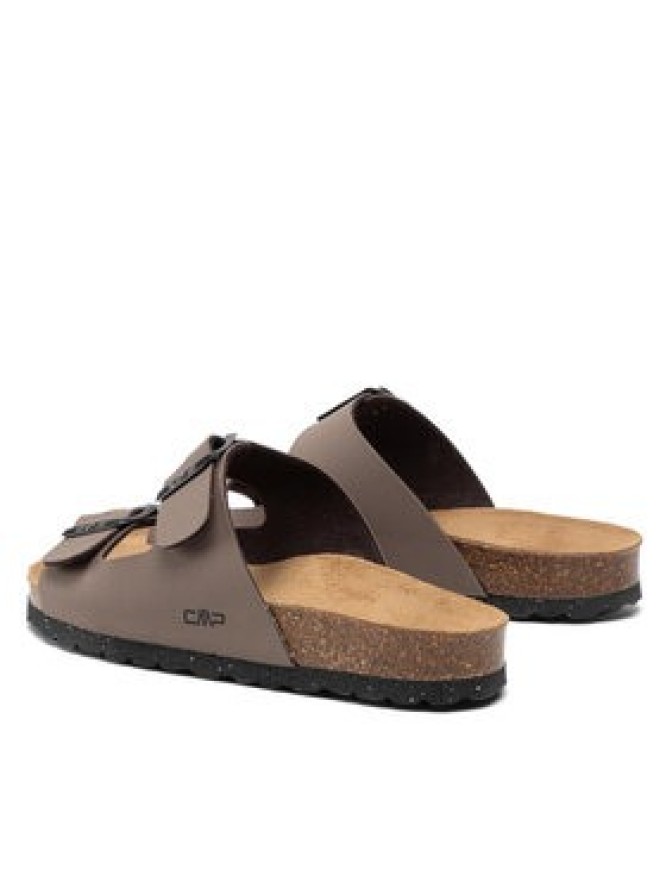 CMP Klapki Eco Thalita Slipper 3Q91017 Brązowy