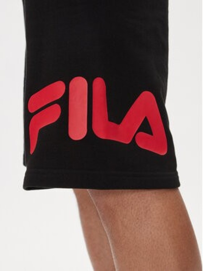 Fila Szorty sportowe Lezinnes FAM0870 Czarny Regular Fit