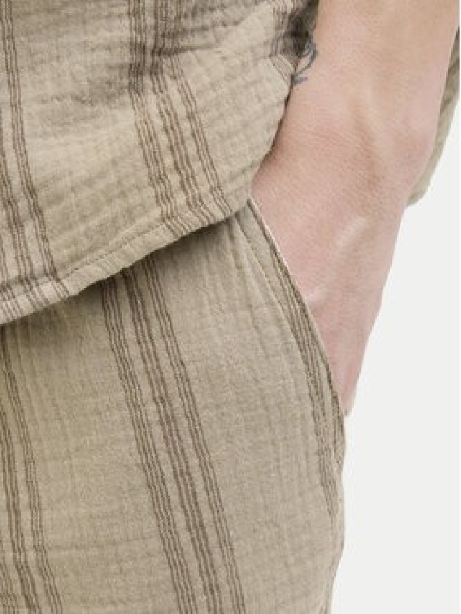 Jack & Jones Szorty materiałowe Jaiden 12274758 Beżowy Relaxed Fit