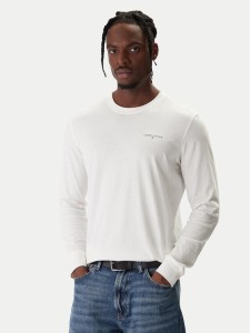 Tommy Jeans Longsleeve Chest Linear DM0DM21594 Écru Regular Fit