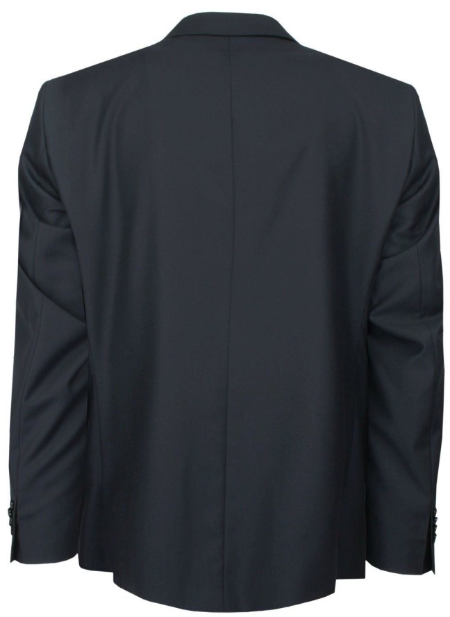 Męski, Taliowany Garnitur (Wesele, Studniówka) - Casino - Czarny