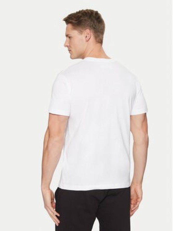 Versace Jeans Couture T-Shirt 78GAHT00 Biały Regular Fit