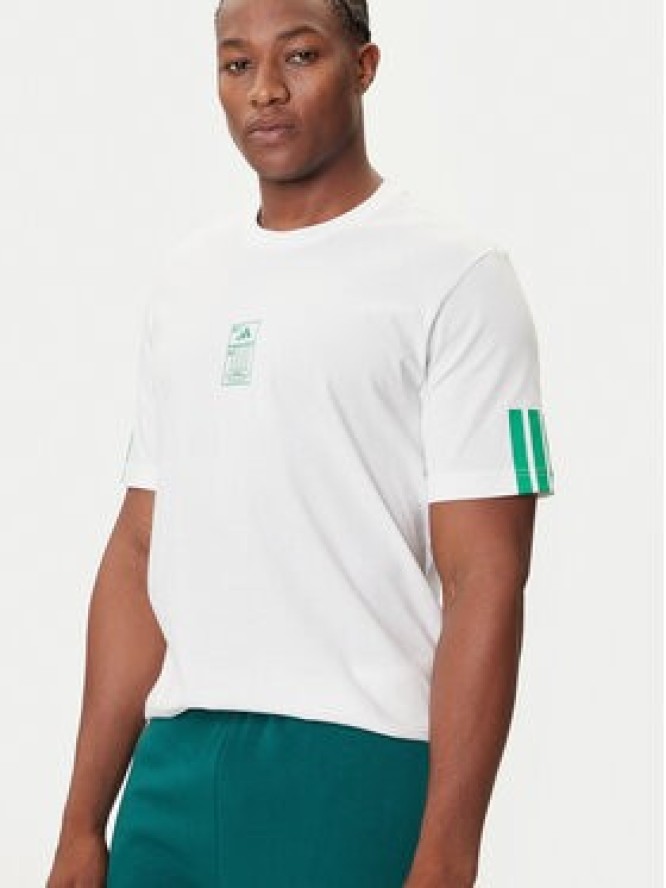 adidas T-Shirt Stadium Ticket JM6473 Biały Loose Fit