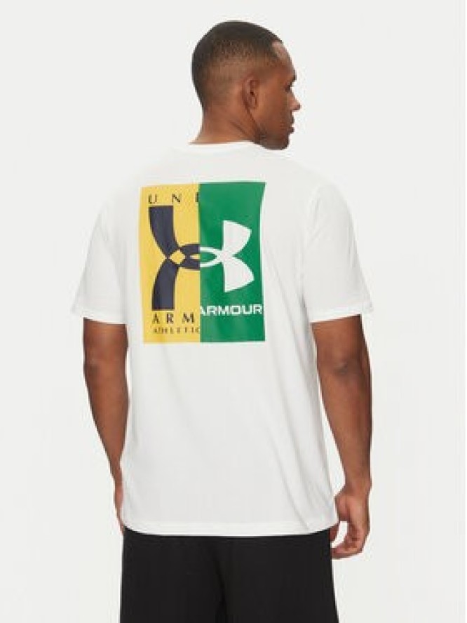 Under Armour T-Shirt EVOL Logo 1390165 Biały Regular Fit