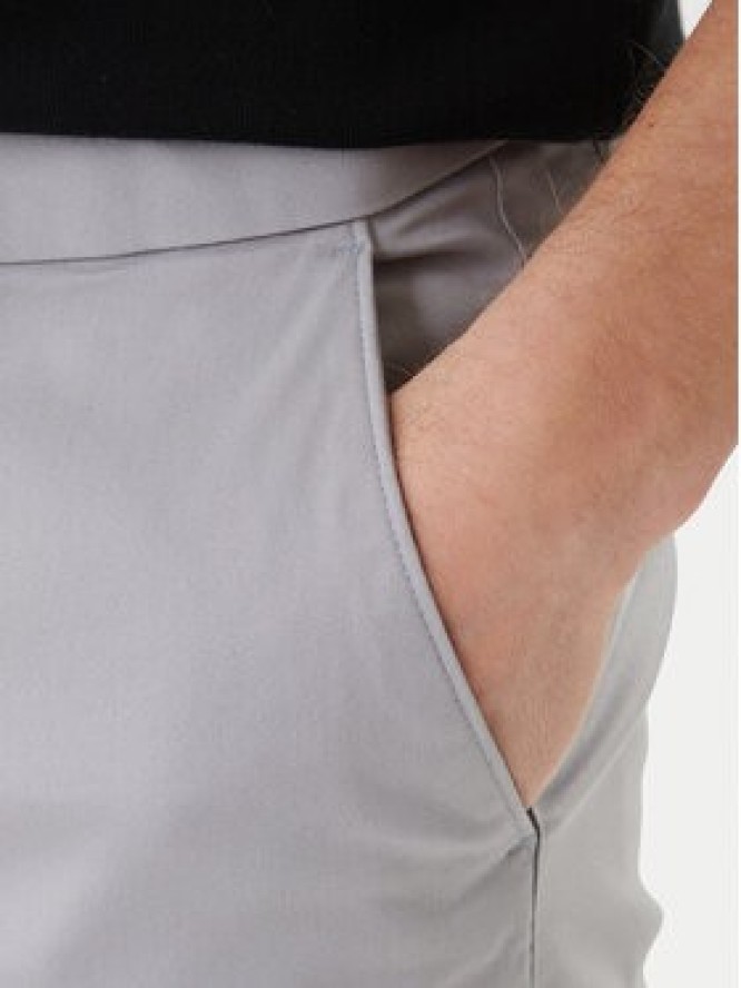 Calvin Klein Chinosy LV040EM633 Szary Slim Fit