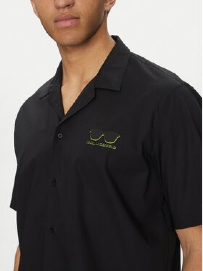 KARL LAGERFELD Koszula 605443 552600 Czarny Relaxed Fit