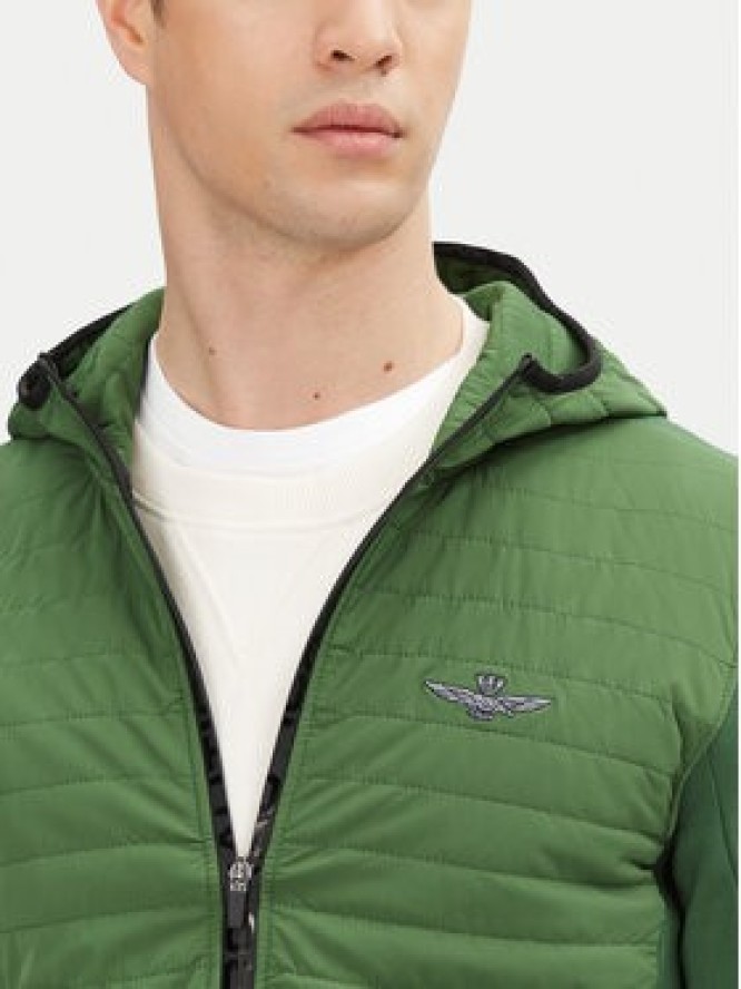 Aeronautica Militare Kurtka przejściowa 251AF498F559 Zielony Regular Fit