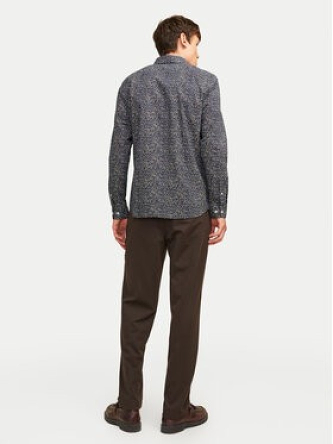 Jack & Jones Koszula Blackpool 12260625 Granatowy Slim Fit