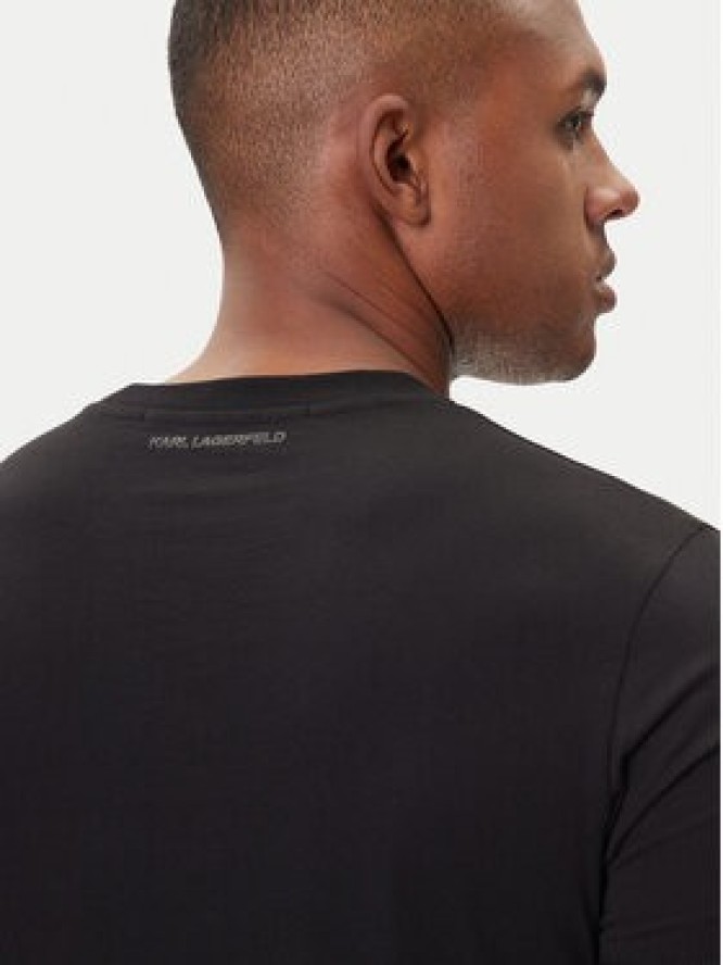 KARL LAGERFELD T-Shirt 755066 554242 Czarny Regular Fit