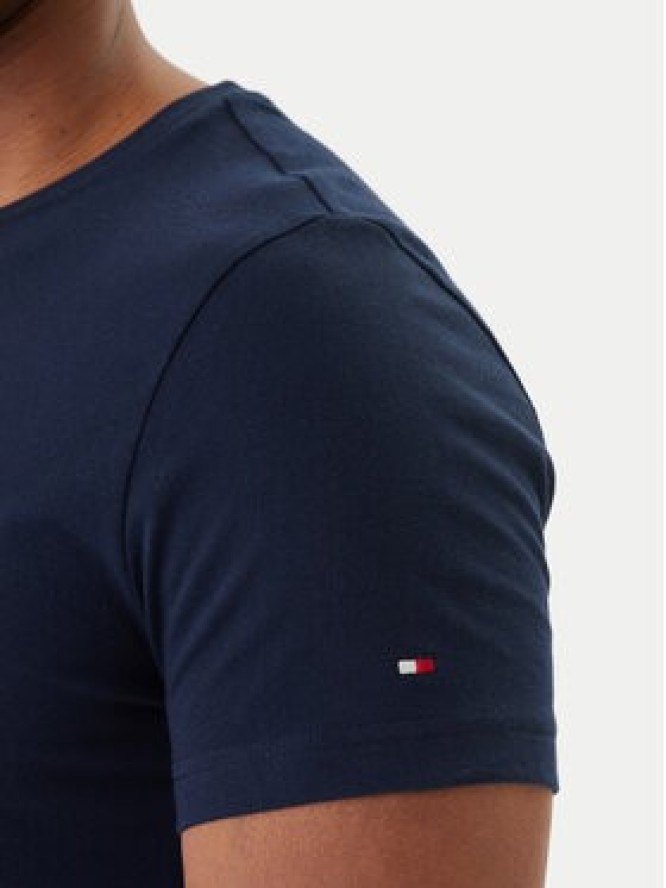 Tommy Hilfiger T-Shirt Logo MW0MW11797 Granatowy Regular Fit