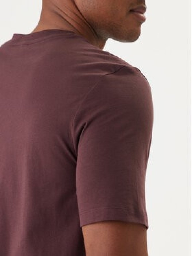 HUGO T-Shirt Dero222 50466158 Brązowy Regular Fit