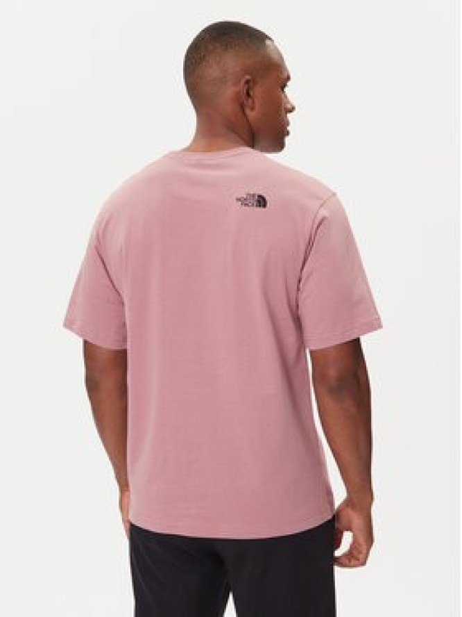 The North Face T-Shirt Dome Flower NF0A8EGX Różowy Relaxed Fit