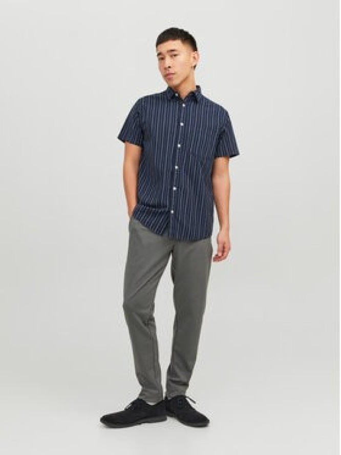 Jack & Jones Chinosy Marco 12173623 Szary Slim Fit