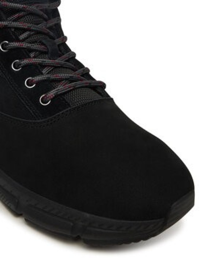 Tommy Hilfiger Trzewiki Hilfiger W Nbk Sde Hybrid Boot FM0FM05609 Czarny