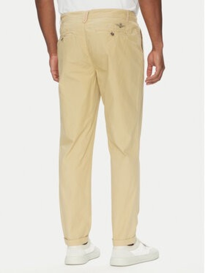 Aeronautica Militare Chinosy 251PA1654CT3505 Beżowy Regular Fit