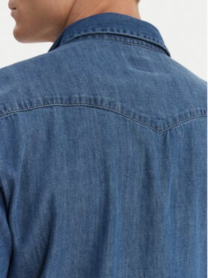 Guess Koszula jeansowa M6GH87 D1035 Niebieski Regular Fit