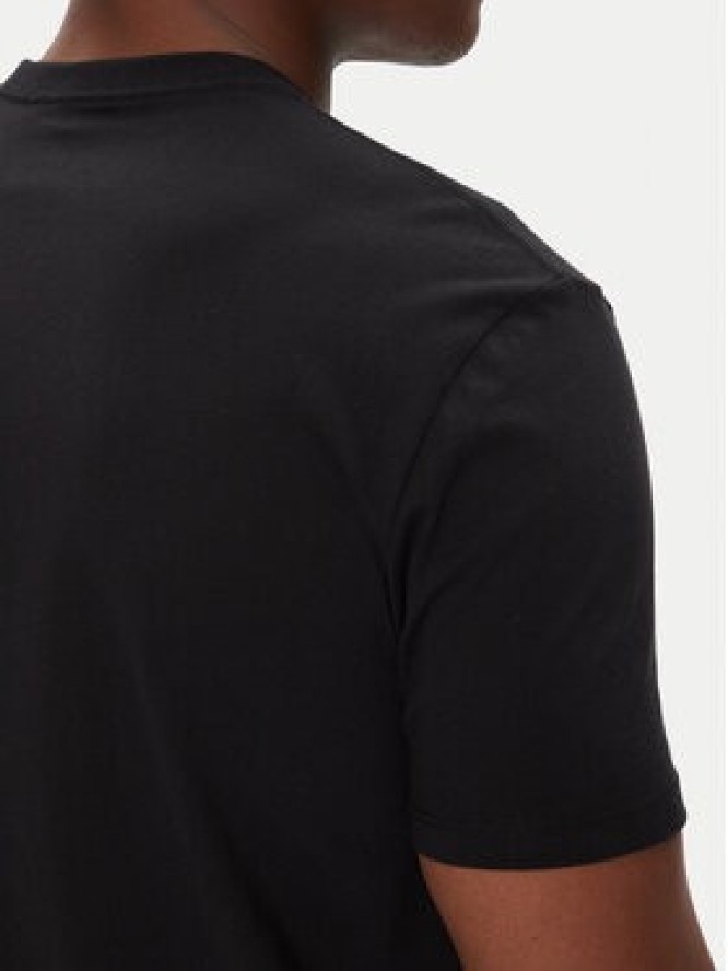 Calvin Klein Jeans T-Shirt Center Monogram LV04RC857G Czarny Regular Fit