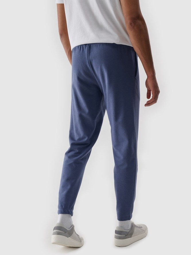 4F Spodnie dresowe joggery męskie - niebieskie XXL