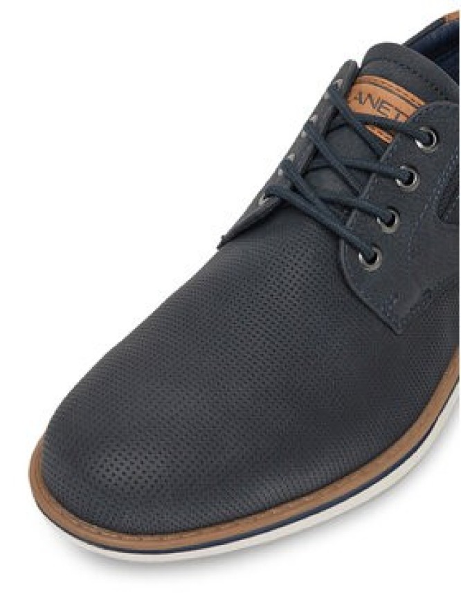 Lanetti Półbuty LINOS2-101 MBS Granatowy