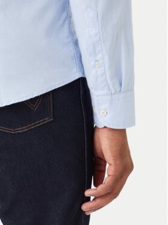 Aeronautica Militare Koszula 252CA1277UCT03532 Błękitny Regular Fit