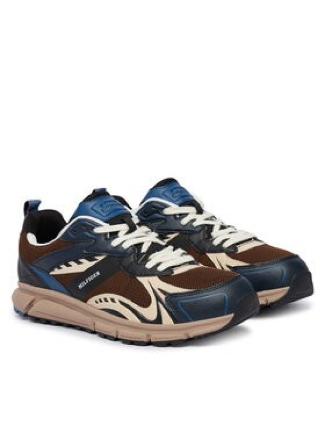Tommy Hilfiger Sneakersy Outdoor Sneaker Tech Mix FM0FM05843 Brązowy