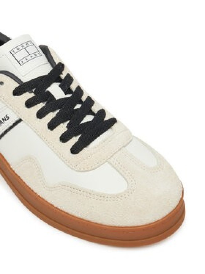 Tommy Jeans Sneakersy The Greenwich Leather EM0EM01587 Écru