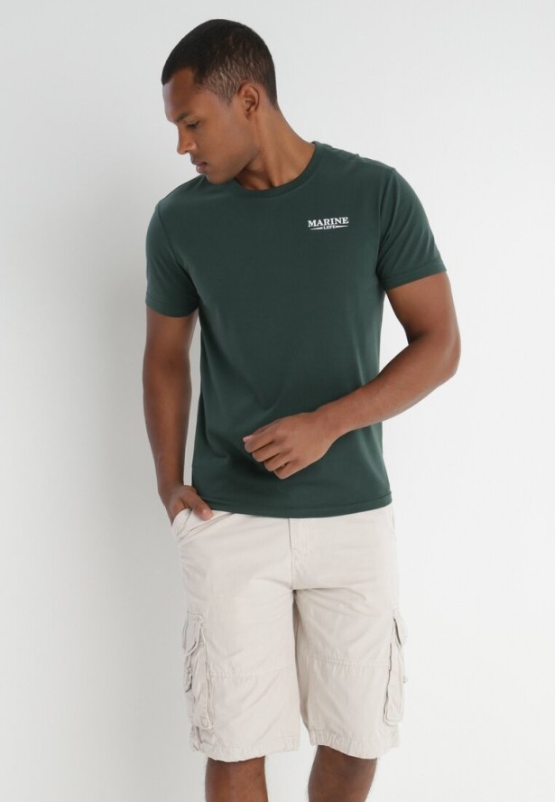 Beżowe Szorty Bawełniane Cargo Achala