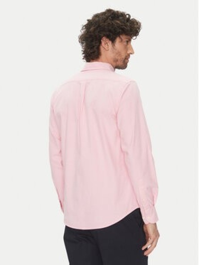 La Martina Koszula Anselmo MACG01 OX092 Różowy Regular Fit