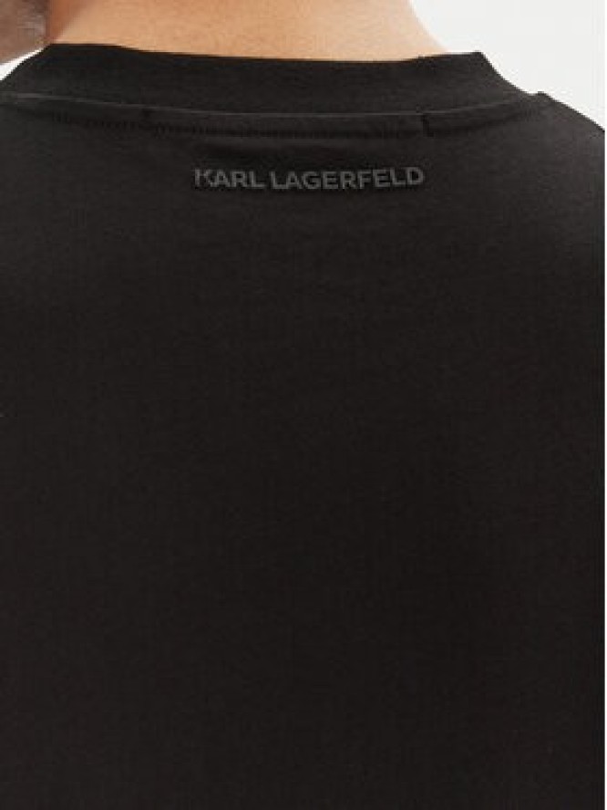KARL LAGERFELD T-Shirt 755021 552224 Czarny Regular Fit
