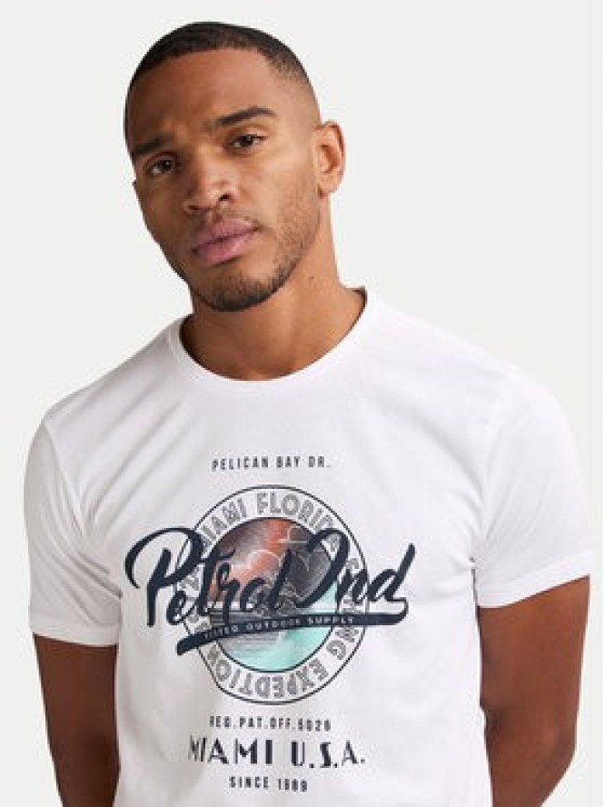 Petrol Industries T-Shirt M-1050-TSR602 Biały Regular Fit