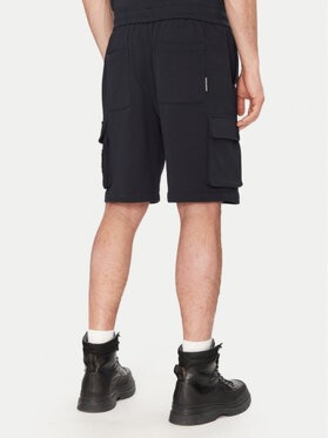 Moose Knuckles Szorty sportowe Hartsfield M14MR794 Granatowy Regular Fit