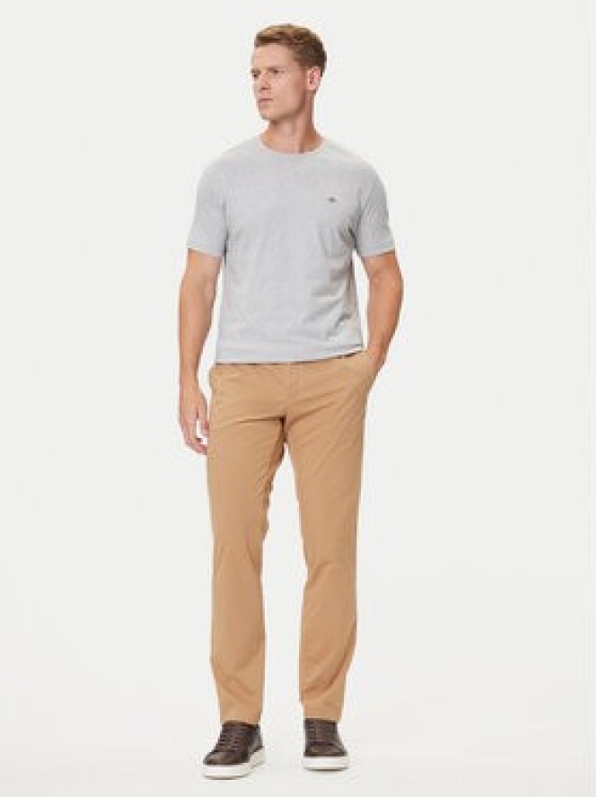 Gant T-Shirt Shield 2003184 Szary Regular Fit