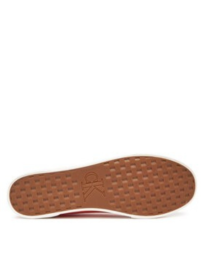 Calvin Klein Jeans Tenisówki Ess Vulc Low Mg Cv YM0YM01301 Pomarańczowy