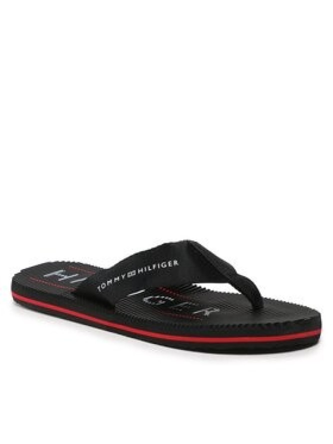 Tommy Hilfiger Japonki Massage Footbed FM0FM04474 Czarny