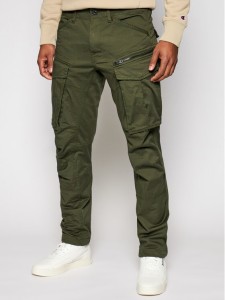 G-Star Raw Spodnie materiałowe Rovic D02190-5126-6059 Zielony Tapered Fit
