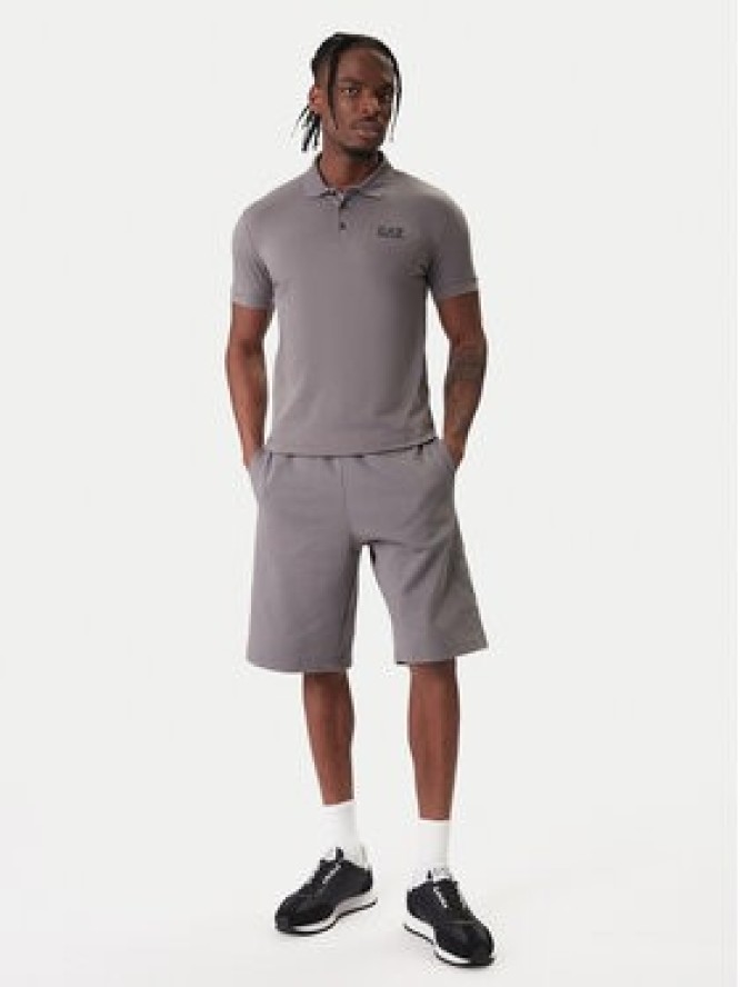 EA7 Emporio Armani Szorty sportowe 7M001491 AF17787 U8086 Szary Regular Fit